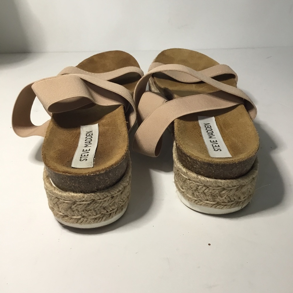 Steve Madden Women’s Kimmie Blush Pink Platform Sandals Size 10 - Picture 3 of 7